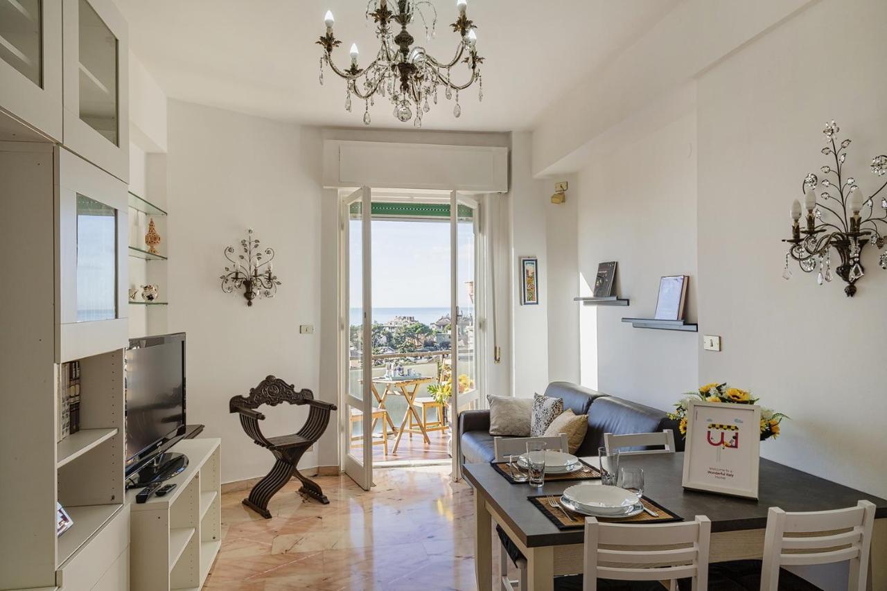Homey Seaview Apartment By Wonderful Italy Genoa Ngoại thất bức ảnh